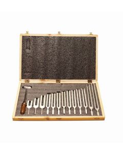 United Scientific Supply Tuning Fork, Boxed Set Of 13, 100 Hz To 4096 Hz; USS-TFBOX13